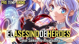 EL ASESINO DE HÉROES Sekai Saikou no Ansatsusha Pre Temporada Anime Otoño 2021 [upl. by Teria]