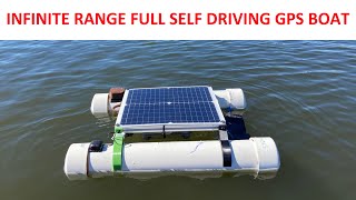 Infinite Range Autonomous GPS Boat [upl. by Arissa26]