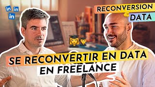 Se reconvertir et devenir Lead Data en freelance avec Benjamin Dubreu 58K abonnés LinkedIn 149 [upl. by Juline266]