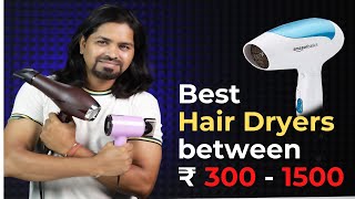 Best Hair Dryers in India 2024  Between 300 to 1500  Hair Care  Hair dryer [upl. by Noirod]