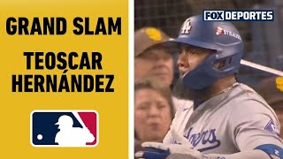 🔥🤩 GRAND SLAM Teoscar Hernández  Los Angeles Dodgers 56 San Diego Padres  NLDS G3  MLB [upl. by Esya855]