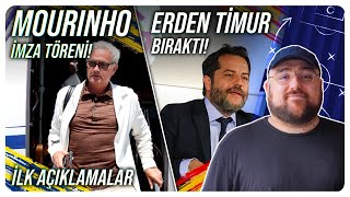 Mourinho İmza Töreni  Erden Timur Bırakıyor  Gündem [upl. by Otaner476]