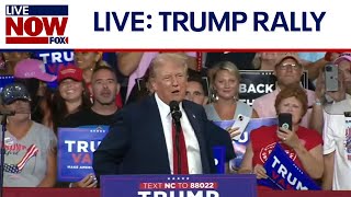 WATCH LIVE Trump speaks at Charlotte rally  LiveNOW FOX [upl. by Maddeu]