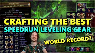 PoE Crafting the best leveling gear for Havocs world record speedrun  Stream Highlights 850 [upl. by Gardener]