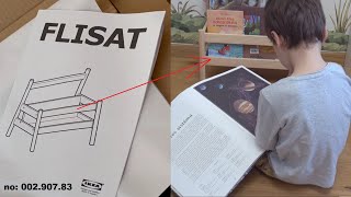 IKEA FLISAT Book Display AssemblyTest [upl. by Calista]