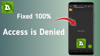 How To Fix Access Is Denied in Zarchiver  How To Openaccess Android Data amp Obb in Android 11 [upl. by Etrem329]