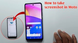 How to take screenshot in Moto  Motorola Mobile Me Screenshot Kaise Le  moto screenshot [upl. by Anovahs965]