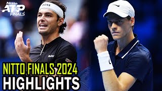 Jannik Sinner vs Taylor Fritz Final Highlights  Nitto ATP Finals 2024 [upl. by Kristoffer]