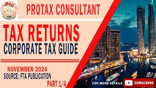 Corporate Tax Guide  Tax Returns  CTGTXR1 taxreturn2024 [upl. by Loise]