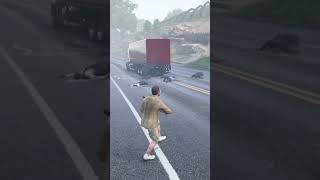 Michael Stealing Luxury Car Truck In Gta 5 shorts short [upl. by Lamok525]