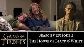 Game of Thrones S5E2 The House of Black and White REACTION [upl. by Adnicaj]