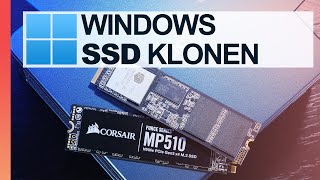 WINDOWS auf NEUE SSD KLONEN — Einfache SchrittfürSchritt Anleitung [upl. by Yurt391]