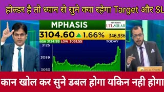 mphasis share news today  mphasis share latest news  mphasis share news [upl. by Ceciley]