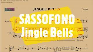 Jingle Bells  spartito gratis per sax [upl. by Fleisig]