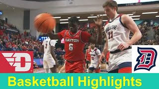 Dayton vs Duquesne Basketball Game Highlights Jan 12 2024 [upl. by Myer831]