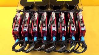 FASTECH  8 Axes of EziServo motors connected in rows Fast Response [upl. by Philbin]