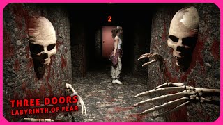 Three Doors Labyrinth of Fear Gameplay Steam F2P [upl. by Bogusz]