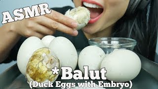 ASMR Balut Duck Embryo EXOTIC DELICACY FOOD EATING SOUNDS  SASASMR [upl. by Amalbergas]