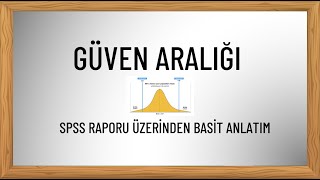 Güven Aralığı Nedir Nasıl Bulunur [upl. by Innattirb]