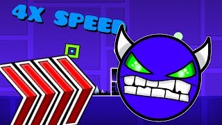 Geometry Dash All Levels 121 in 4x speed [upl. by Gabler619]