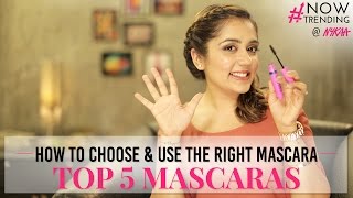 How To Apply And Select The Right Mascara  Top 5 Mascaras  Nykaa [upl. by Waiter]