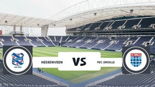 HEERENVEEN VS PEC ZWOLLE [upl. by Amrita878]