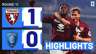 TORINOEMPOLI 10  HIGHLIGHTS  Zapata edges Empoli at the Grande Olimpico  Serie A 202324 [upl. by Lucian833]