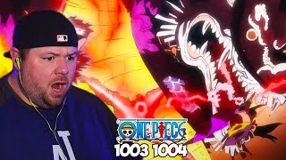 Unleashing Odens Secret Swordplay One Piece Episode 1003 amp 1004 Reaction [upl. by Cart]