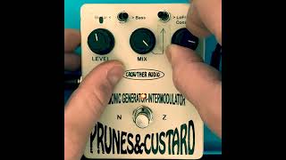 Crowther Audio Prunes amp Custard Bass Effect Pedal Demo [upl. by Ennahs922]