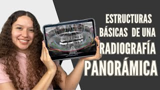 Identificando estructuras de una radiografía panorámica u ortopantomografia  Odontologia con Cri [upl. by Kunkle131]