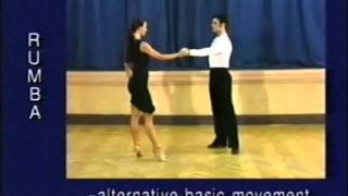 Rumba dance steps 02 Alternative basic movement [upl. by Aspa810]