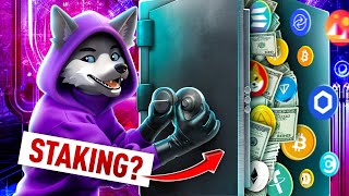 Lock Your Crypto STAKING Explained 🔐🐺 Alpha Wolf Academy [upl. by Yelsew45]