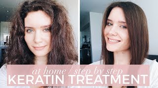 HOW TO Brazilian Blowout  Keratin Treatment At Home  Step by Step Tips [upl. by Heiney]