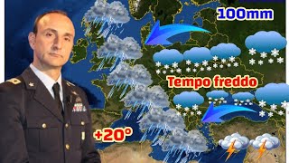 METEO  ARRIVA LA NEVE ABBONDANTISSIMA IN PIANURA QUESTA È LA DATA CONFERMATA [upl. by Shornick756]