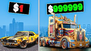 1 to 1000000 Transformer in GTA 5 [upl. by Mellins102]