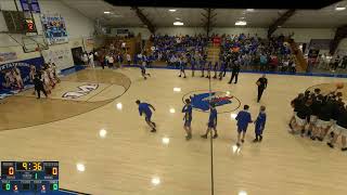 Mountainburg High School vs Cedarville High School Mens Varsity Basketball Tactical 23 24 [upl. by Eniamreg]