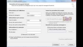 ضبط اعدادات بريدك في how to set up your outlook email in Outlook 2010 [upl. by Randolf837]