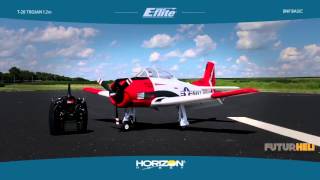 T 28 trojan 12M e flite EFL8350 [upl. by Gahan]