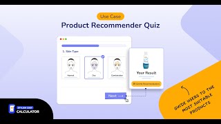 Product Recommender Quiz de Stylish Cost Calculator ES [upl. by Edd739]