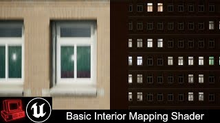 Basic Interior Mapping Shader  Unreal Engine [upl. by Airtened]