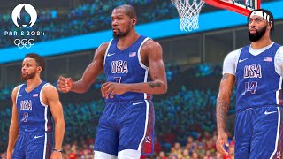 NBA 2K24 Olympics Mode  Team USA vs Serbia  Ultra Realistic Gameplay [upl. by Demmy855]