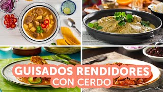 Guisados rendidores con cerdo  Recetas kiwilimón [upl. by Nidnal]