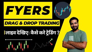 FYERS Drag and Drop trading feature quotLive Tradequot [upl. by Aihsein145]