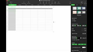 How to Remove Header Footer and Gridlines in Apple Numbers [upl. by Oalsecnew]