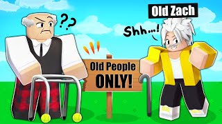 I Found A OLD PEOPLE ONLY Clan So I Went Undercover Roblox Bedwars [upl. by Dibb]