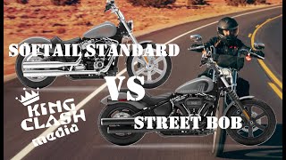 Street Bob VS Softail Standard [upl. by Einaffets]