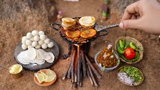 Ultimate Chole Kulche Making  Indian Street Food  Mayapuri Ke Cholay Matar Kulche  The Tiny Foods [upl. by Rudy]