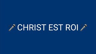 CHRIST EST ROI karaoke Richard Picotin [upl. by Tavis]