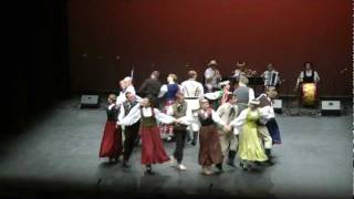 Latvian traditional folk dance Lai tā būda rūc amp Pieci vilki [upl. by Poler]