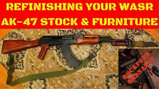 Refinishing Your WASR 10 AK47 Stock and Furniture with Shellac [upl. by Rudolph]